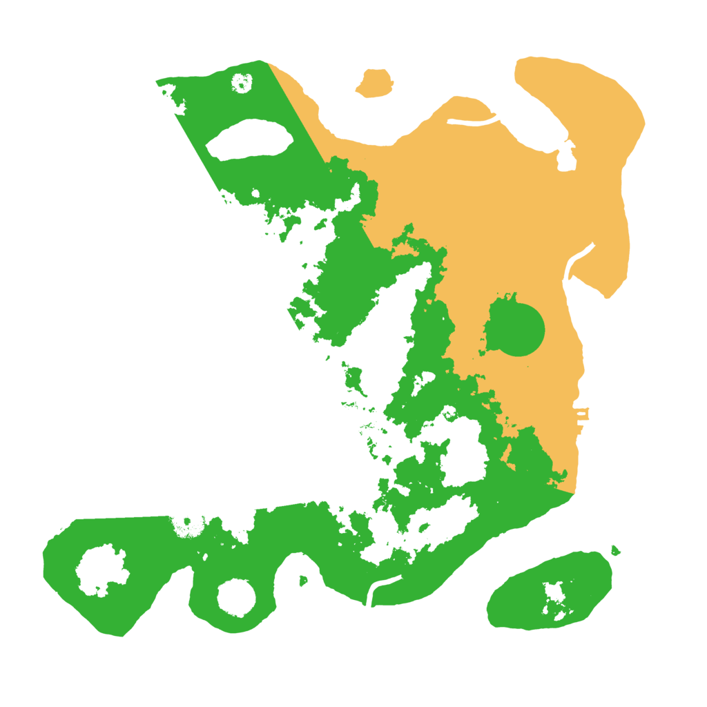 Biome Rust Map: Procedural Map, Size: 3500, Seed: 65535