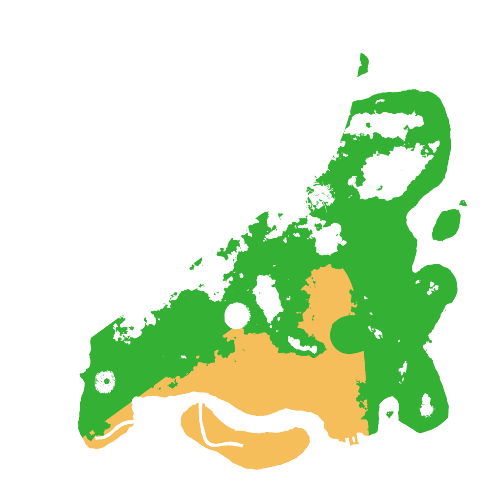 Biome Rust Map: Procedural Map, Size: 3500, Seed: 2045849144