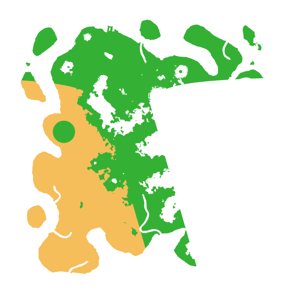 Biome Rust Map: Procedural Map, Size: 3500, Seed: 600367093