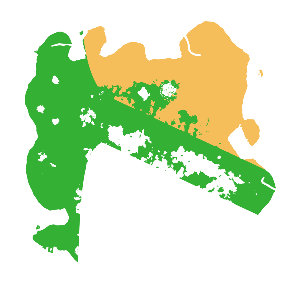 Biome Rust Map: Procedural Map, Size: 3500, Seed: 280124232