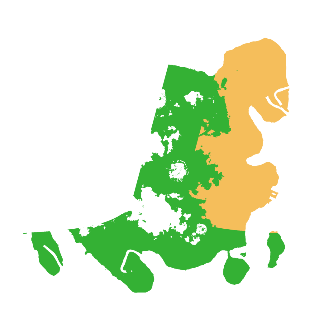 Biome Rust Map: Procedural Map, Size: 3000, Seed: 894357029
