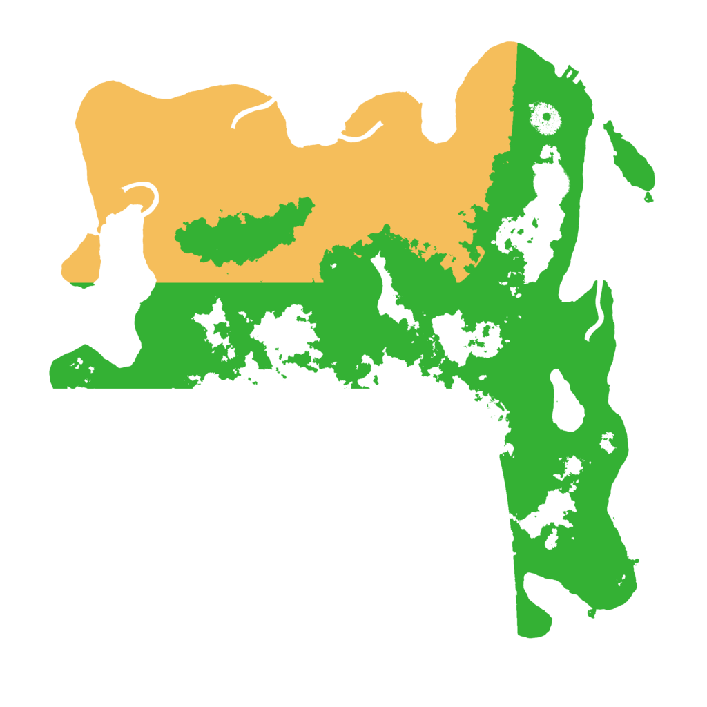 Biome Rust Map: Procedural Map, Size: 3500, Seed: 627491447