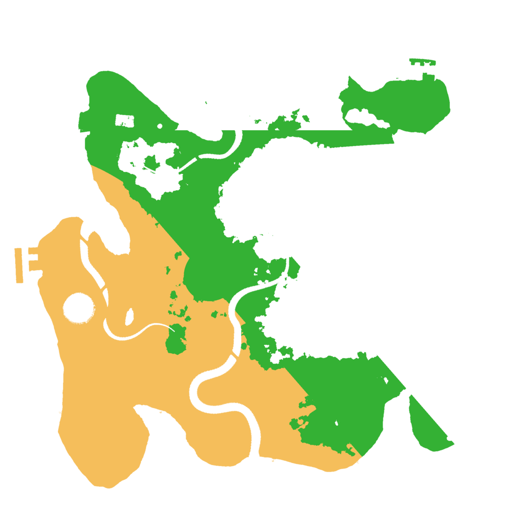 Biome Rust Map: Procedural Map, Size: 3000, Seed: 280635960