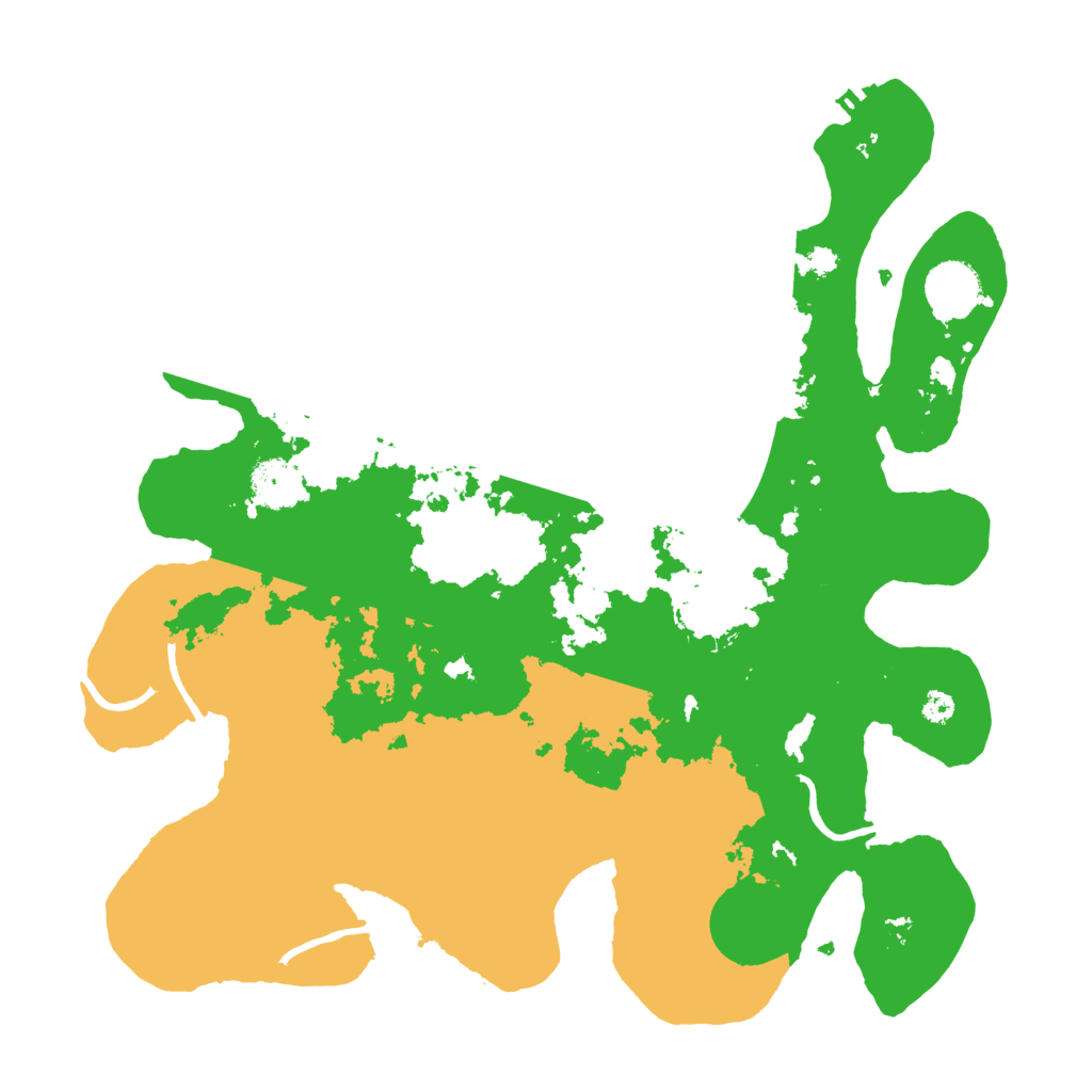 Biome Rust Map: Procedural Map, Size: 3500, Seed: 1751081126