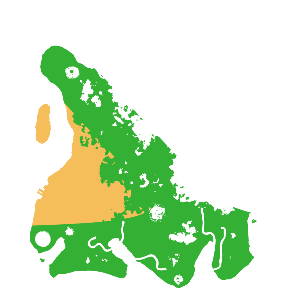 Biome Rust Map: Procedural Map, Size: 3500, Seed: 1609923411