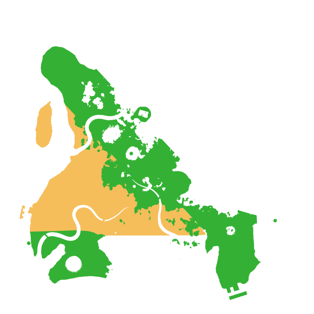 Biome Rust Map: Procedural Map, Size: 3500, Seed: 1609923411
