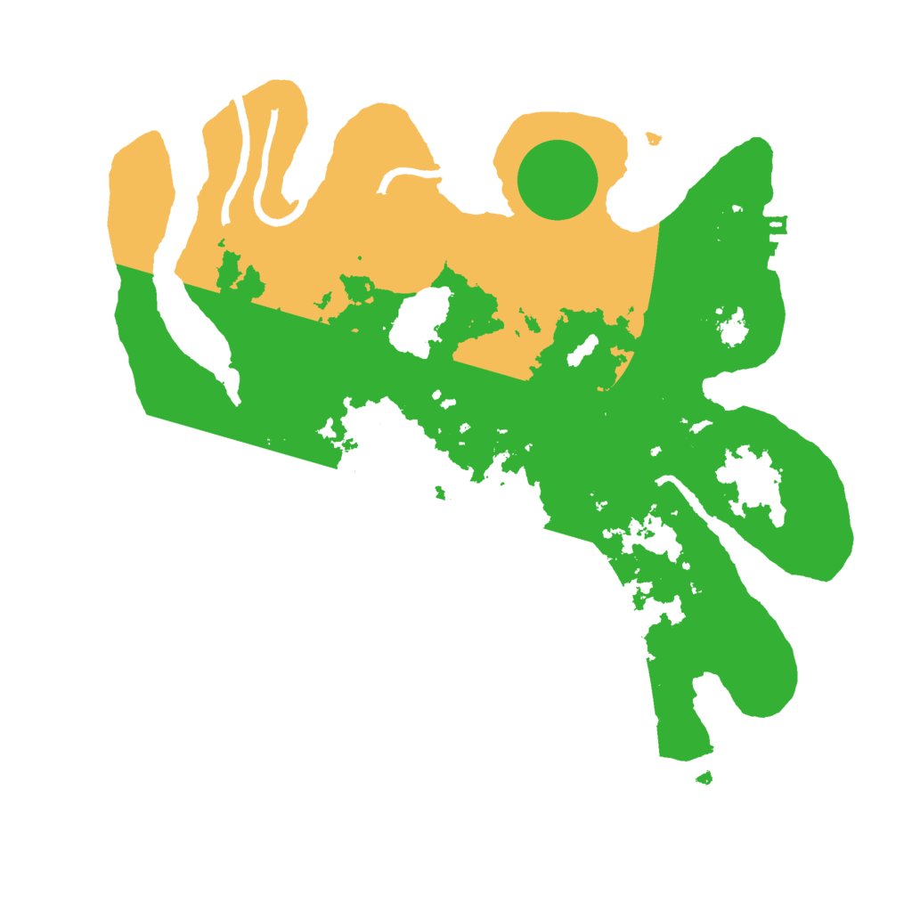 Biome Rust Map: Procedural Map, Size: 3000, Seed: 2121065240