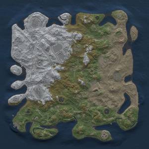 Thumbnail Rust Map: Procedural Map, Size: 4250, Seed: 497655628, 18 Monuments