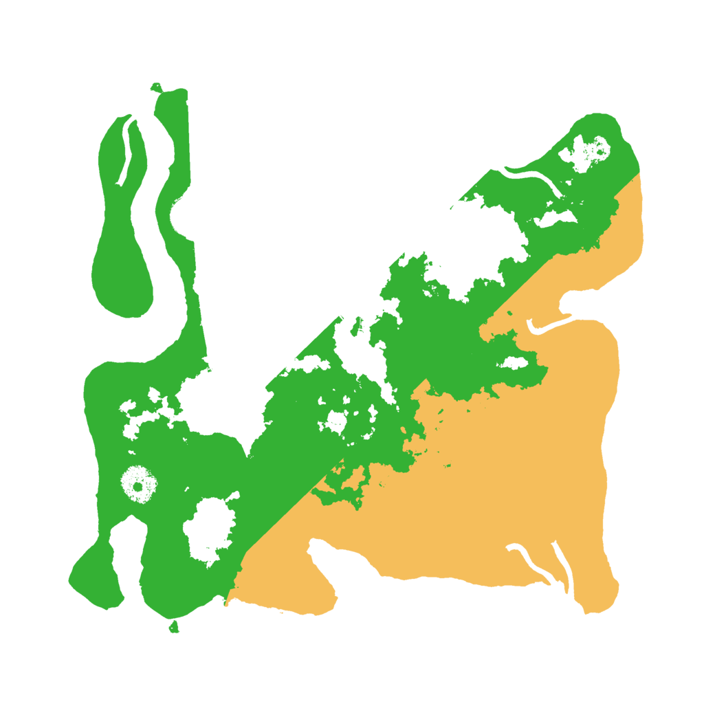 Biome Rust Map: Procedural Map, Size: 3000, Seed: 342343
