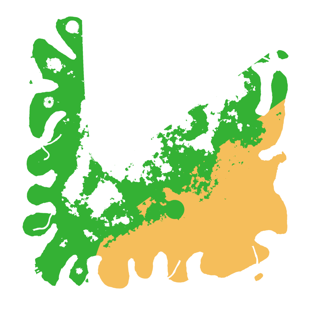 Biome Rust Map: Procedural Map, Size: 4300, Seed: 256441281