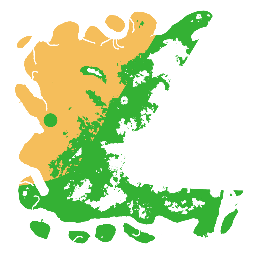 Biome Rust Map: Procedural Map, Size: 5000, Seed: 2022289604
