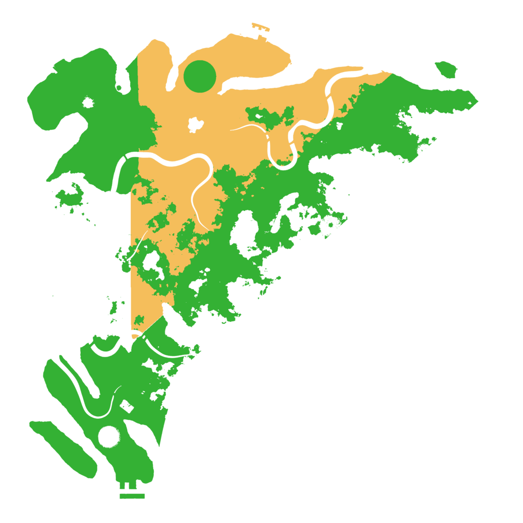Biome Rust Map: Procedural Map, Size: 4250, Seed: 1923760413