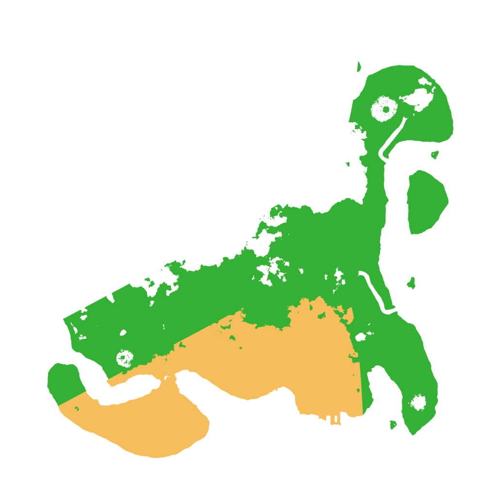 Biome Rust Map: Procedural Map, Size: 3000, Seed: 1217376251