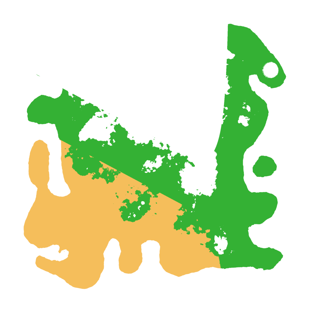 Biome Rust Map: Barren, Size: 3500, Seed: 752739378