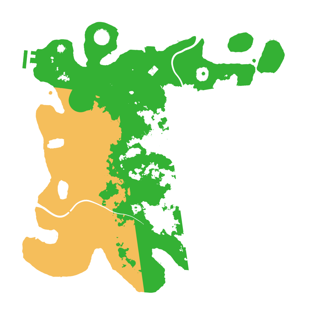 Biome Rust Map: Procedural Map, Size: 3500, Seed: 514034