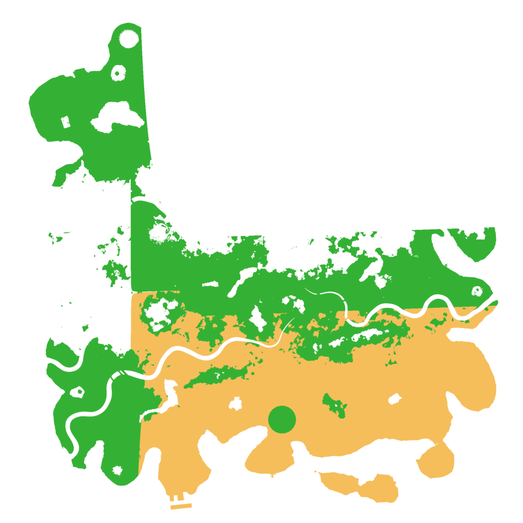 Biome Rust Map: Procedural Map, Size: 5000, Seed: 15983