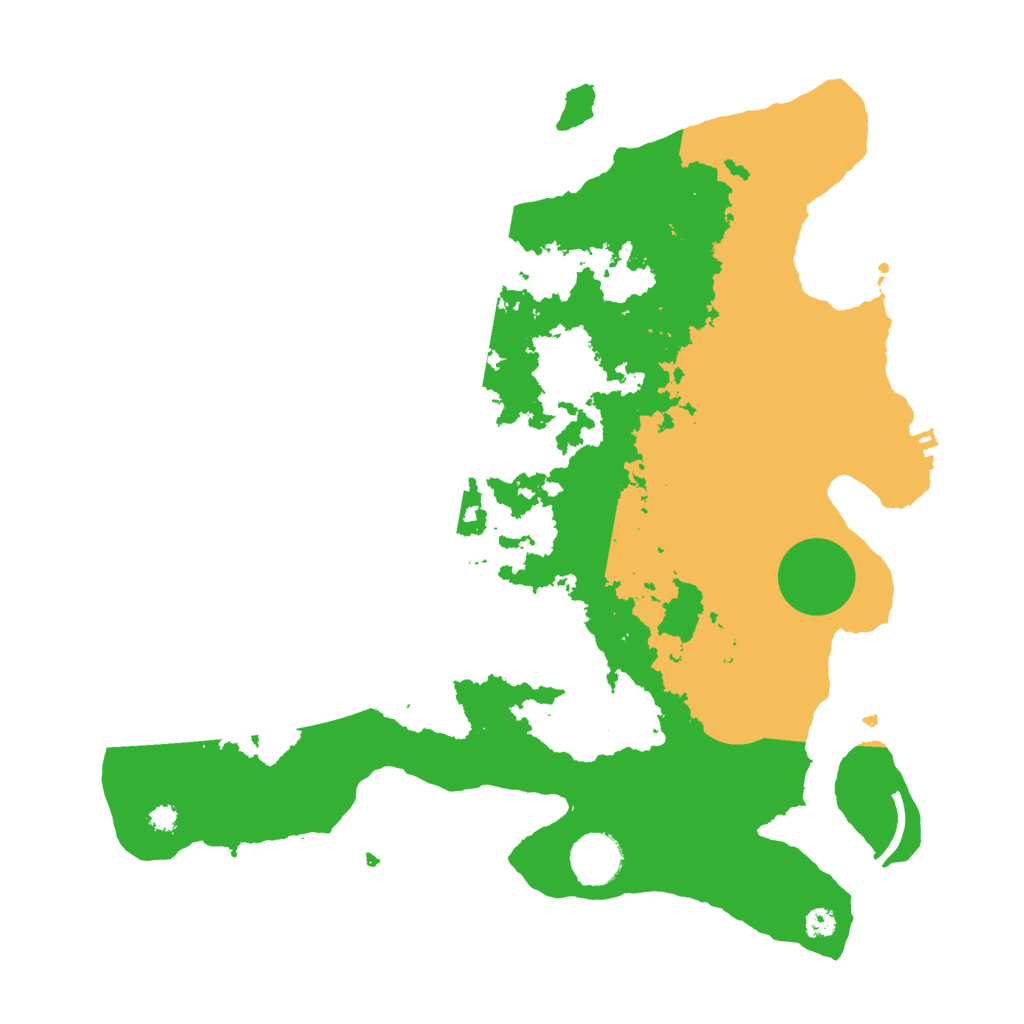 Biome Rust Map: Procedural Map, Size: 3500, Seed: 940174434