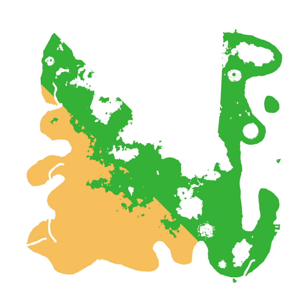 Biome Rust Map: Procedural Map, Size: 3500, Seed: 205044592