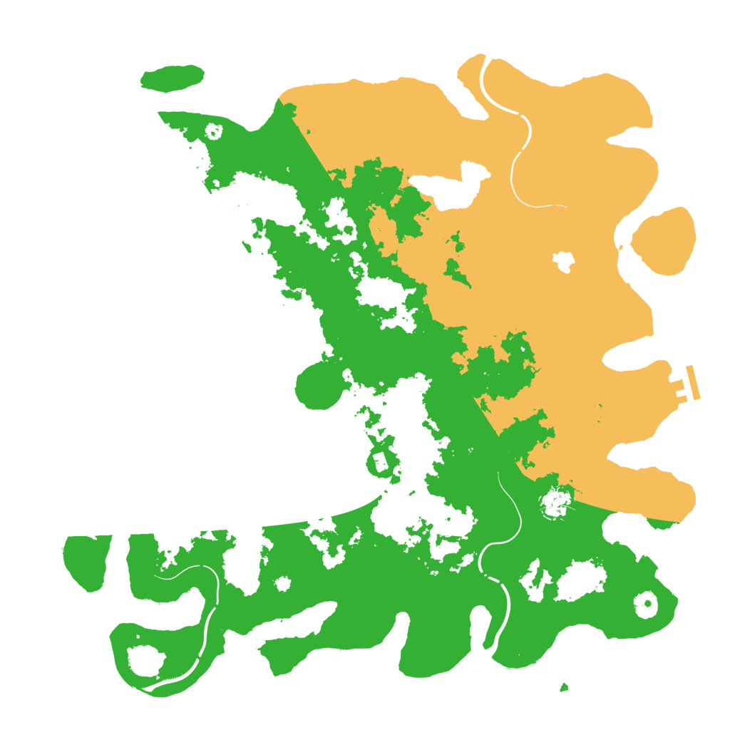 Biome Rust Map: Procedural Map, Size: 4250, Seed: 854204399