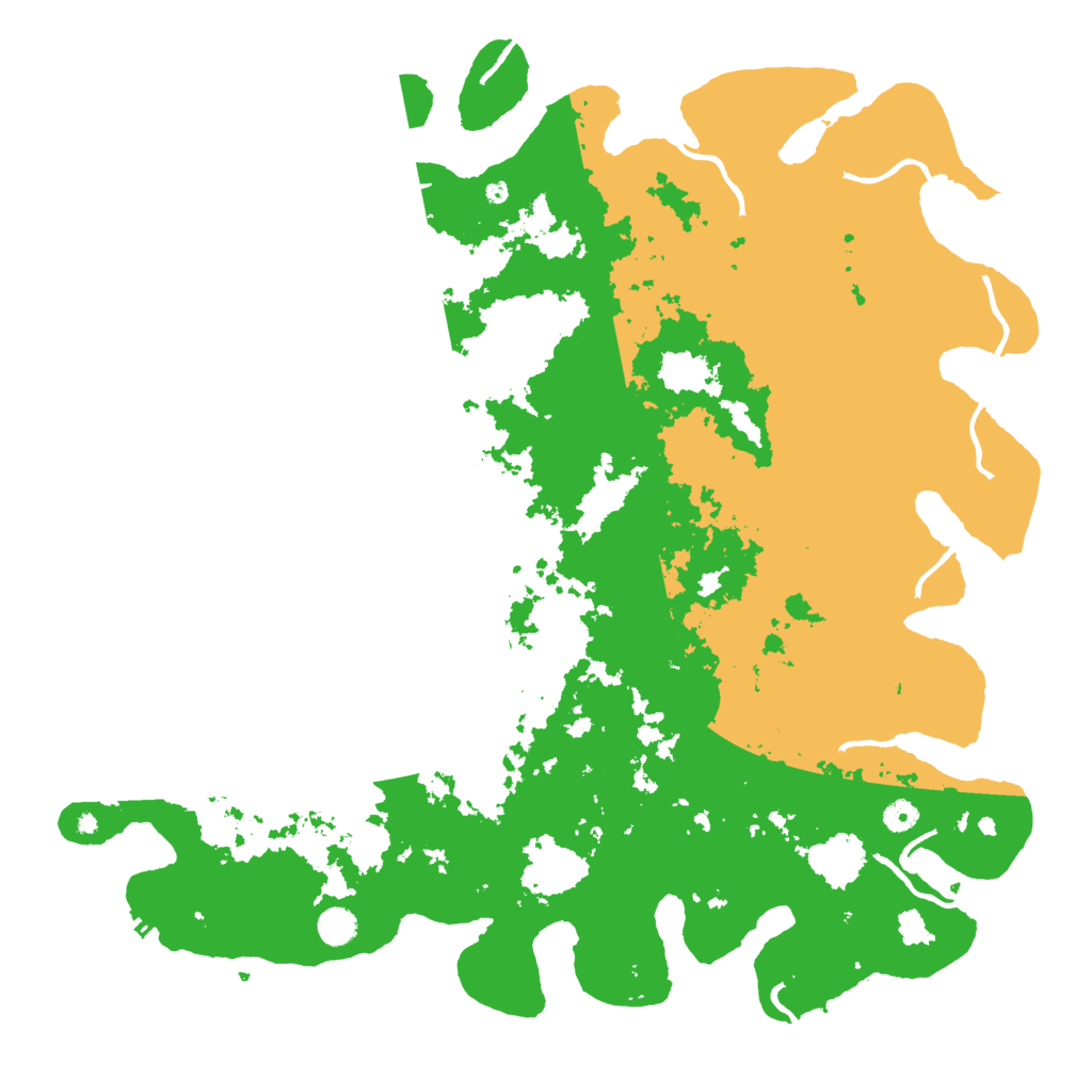 Biome Rust Map: Procedural Map, Size: 5000, Seed: 3888890