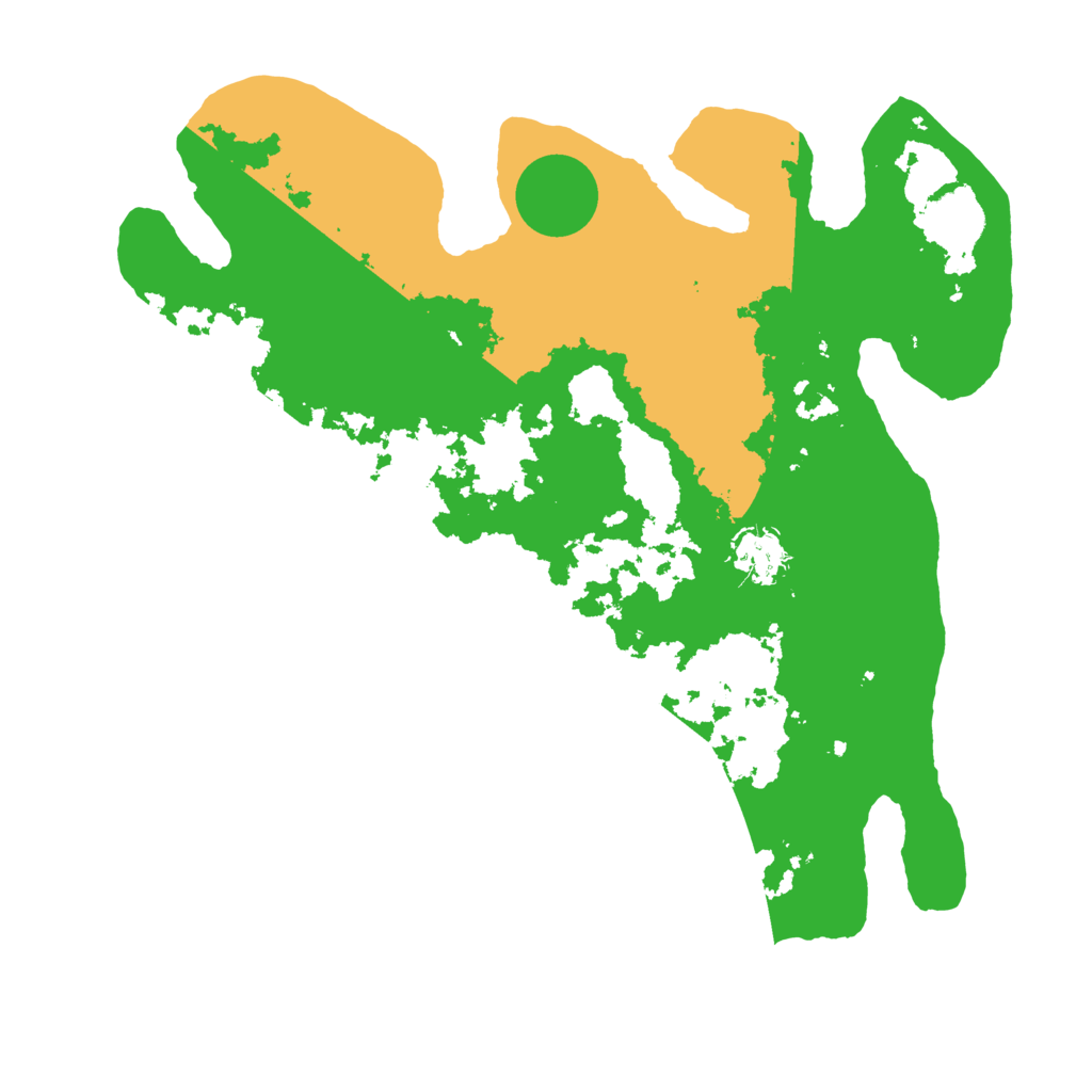 Biome Rust Map: Barren, Size: 3500, Seed: 555480906