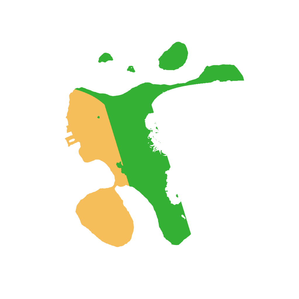 Biome Rust Map: Procedural Map, Size: 2000, Seed: 1325010315