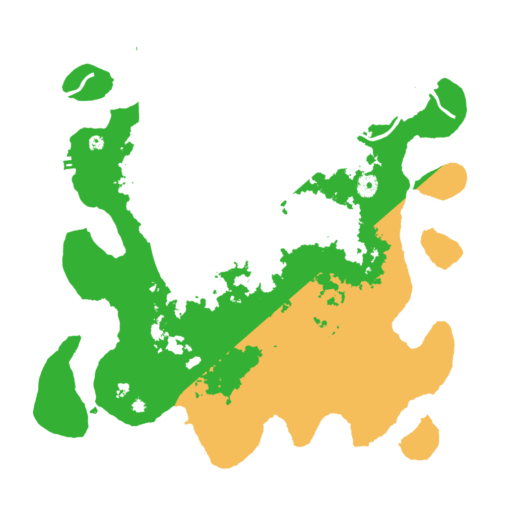 Biome Rust Map: Procedural Map, Size: 3500, Seed: 1310203201