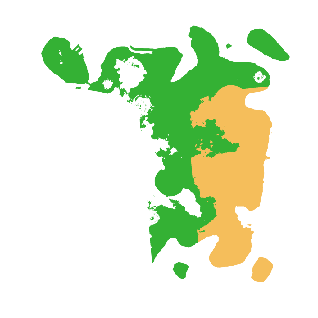 Biome Rust Map: Procedural Map, Size: 3000, Seed: 31400