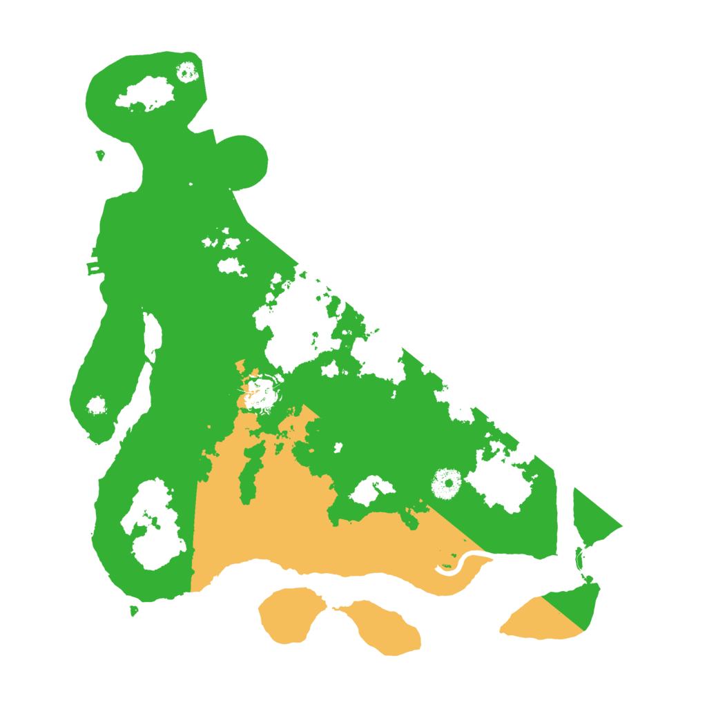 Biome Rust Map: Procedural Map, Size: 3500, Seed: 1256134734