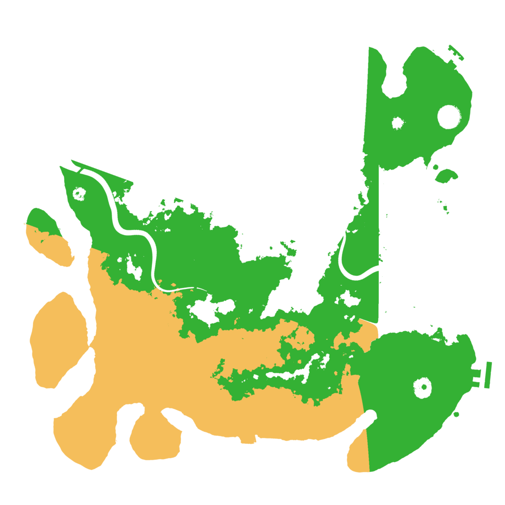 Biome Rust Map: Procedural Map, Size: 3850, Seed: 3221982