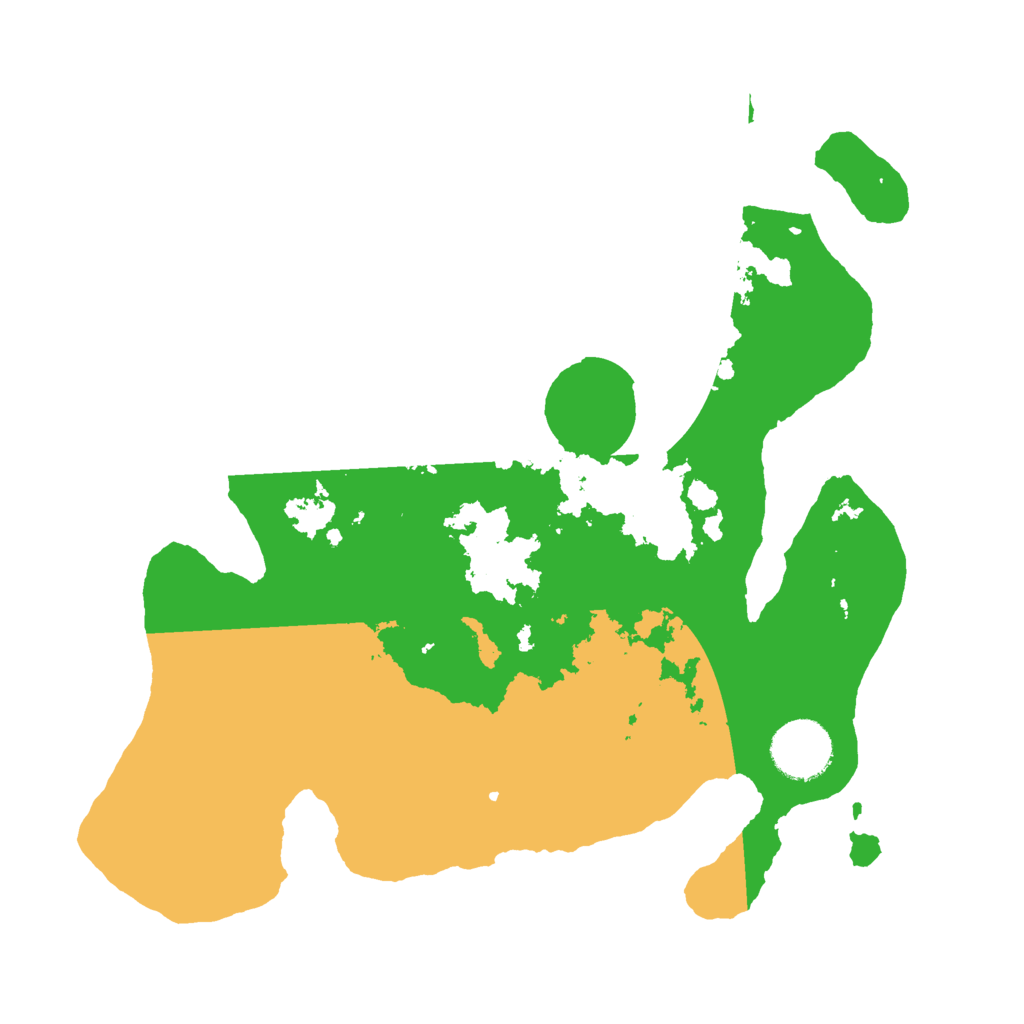 Biome Rust Map: Barren, Size: 3000, Seed: 700969023