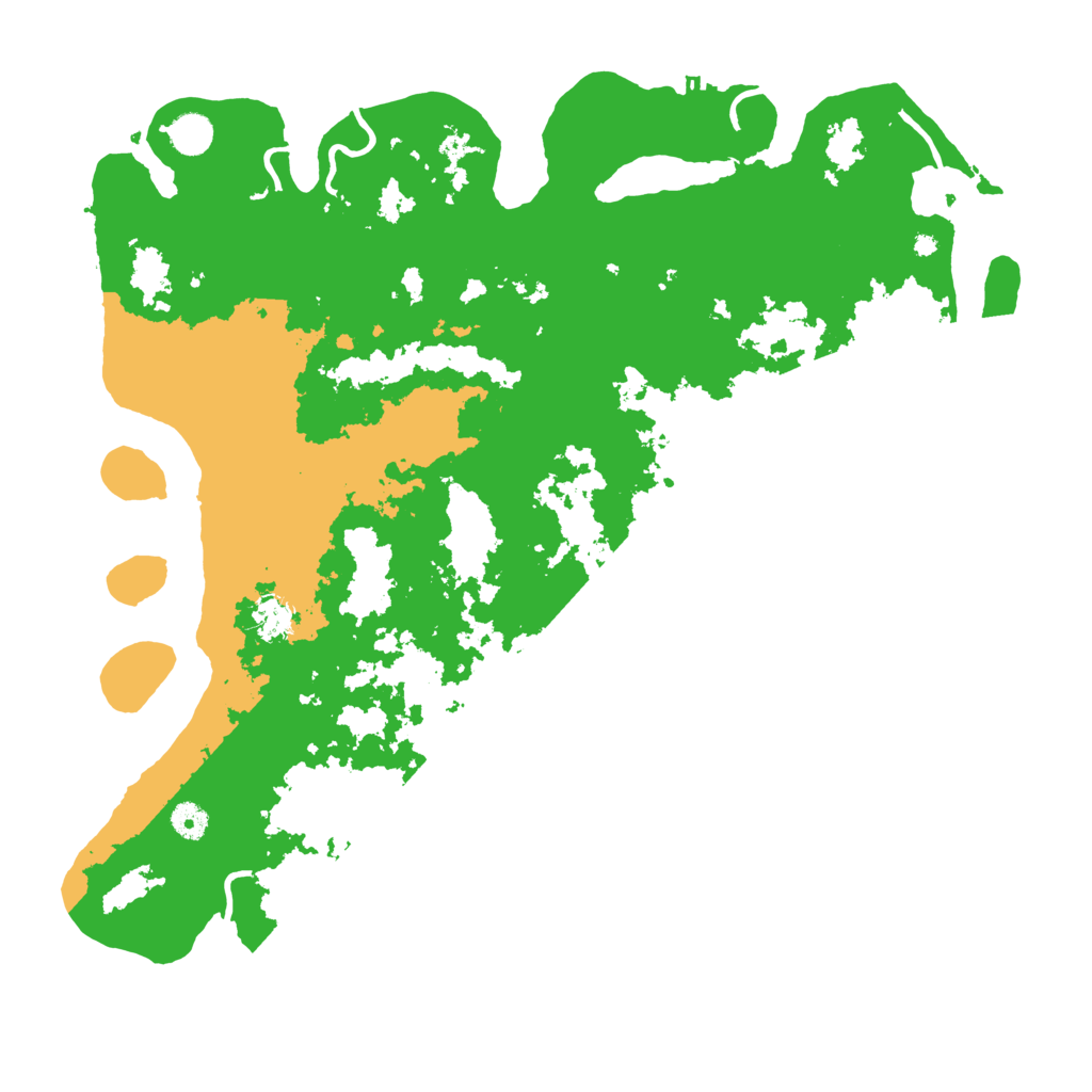 Biome Rust Map: Procedural Map, Size: 4500, Seed: 664300392