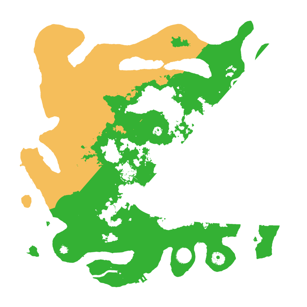 Biome Rust Map: Procedural Map, Size: 3500, Seed: 183775665