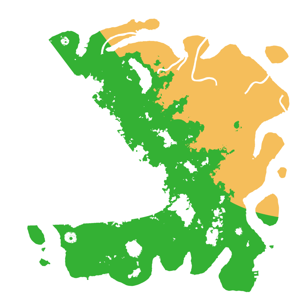 Biome Rust Map: Procedural Map, Size: 3900, Seed: 12671
