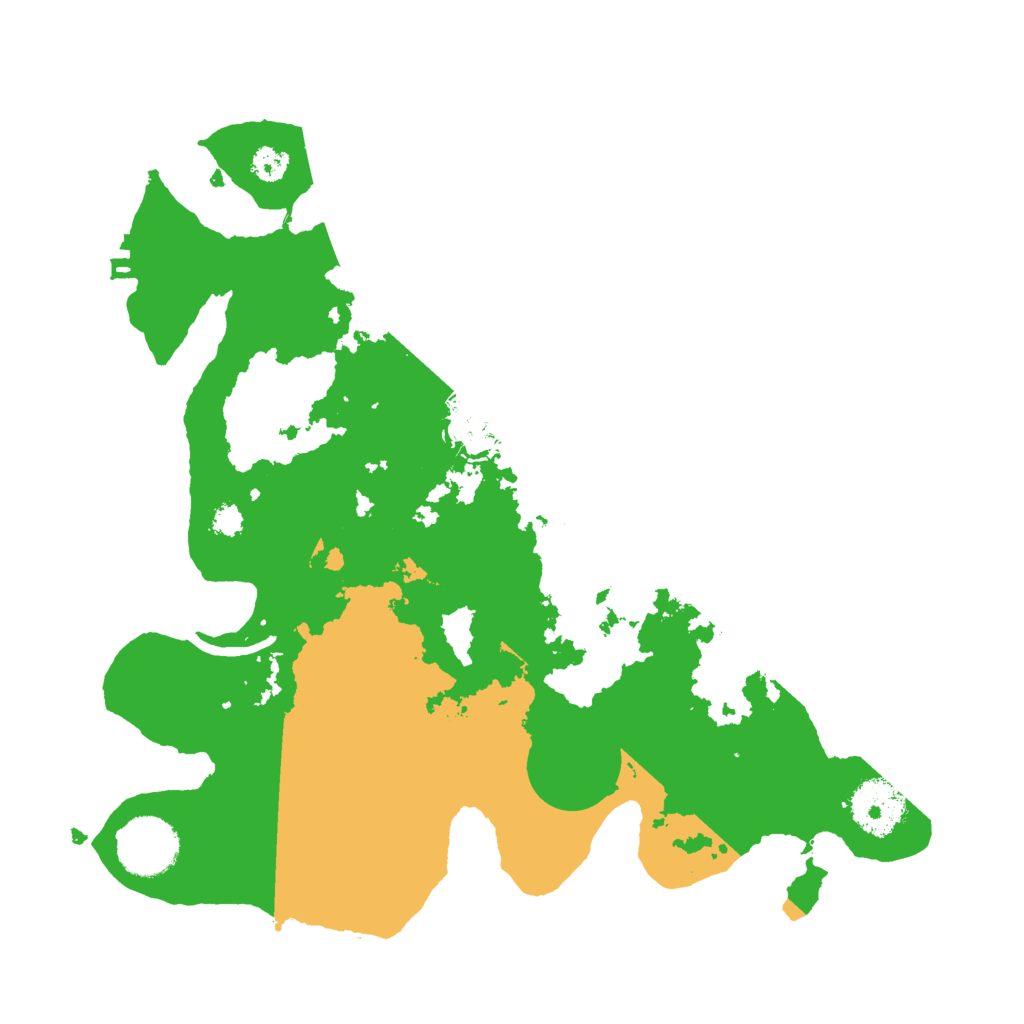 Biome Rust Map: Procedural Map, Size: 3000, Seed: 1412050696
