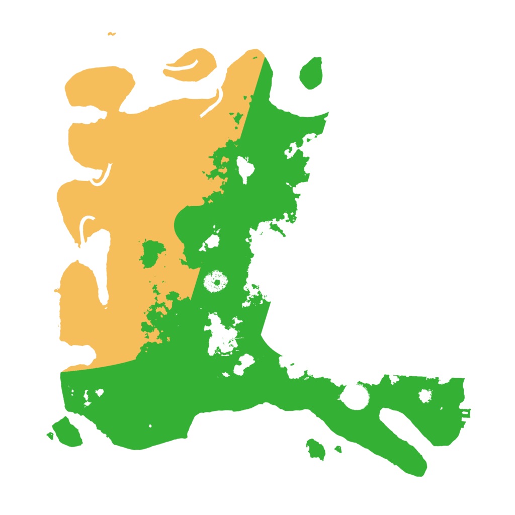 Biome Rust Map: Procedural Map, Size: 3500, Seed: 37546