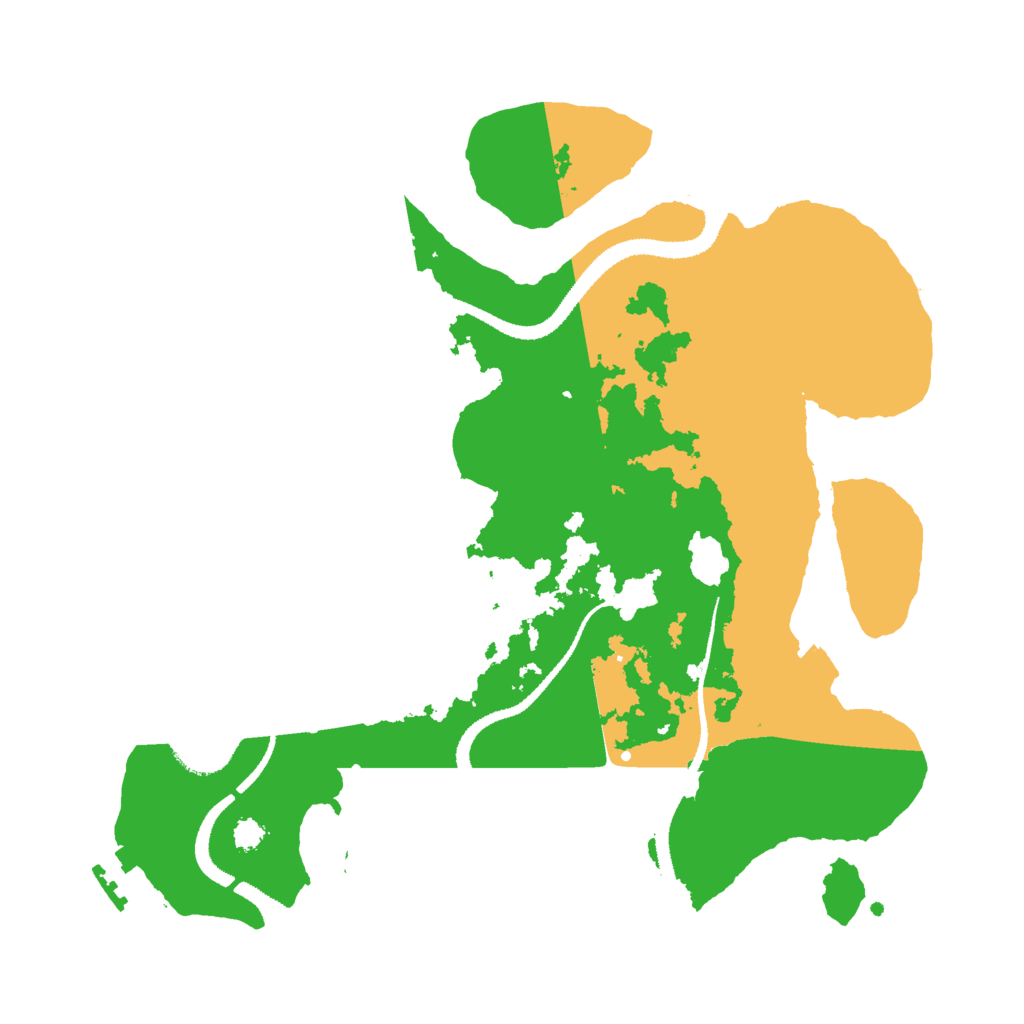 Biome Rust Map: Procedural Map, Size: 3000, Seed: 1489996005