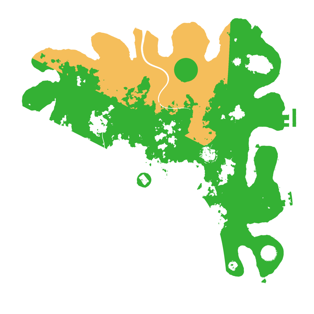 Biome Rust Map: Procedural Map, Size: 3500, Seed: 336365780