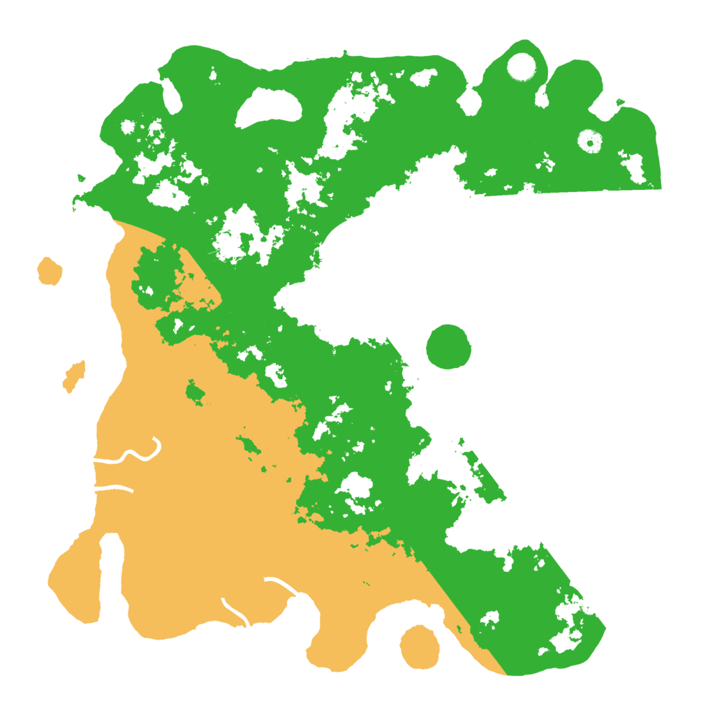 Biome Rust Map: Procedural Map, Size: 4500, Seed: 1293136643