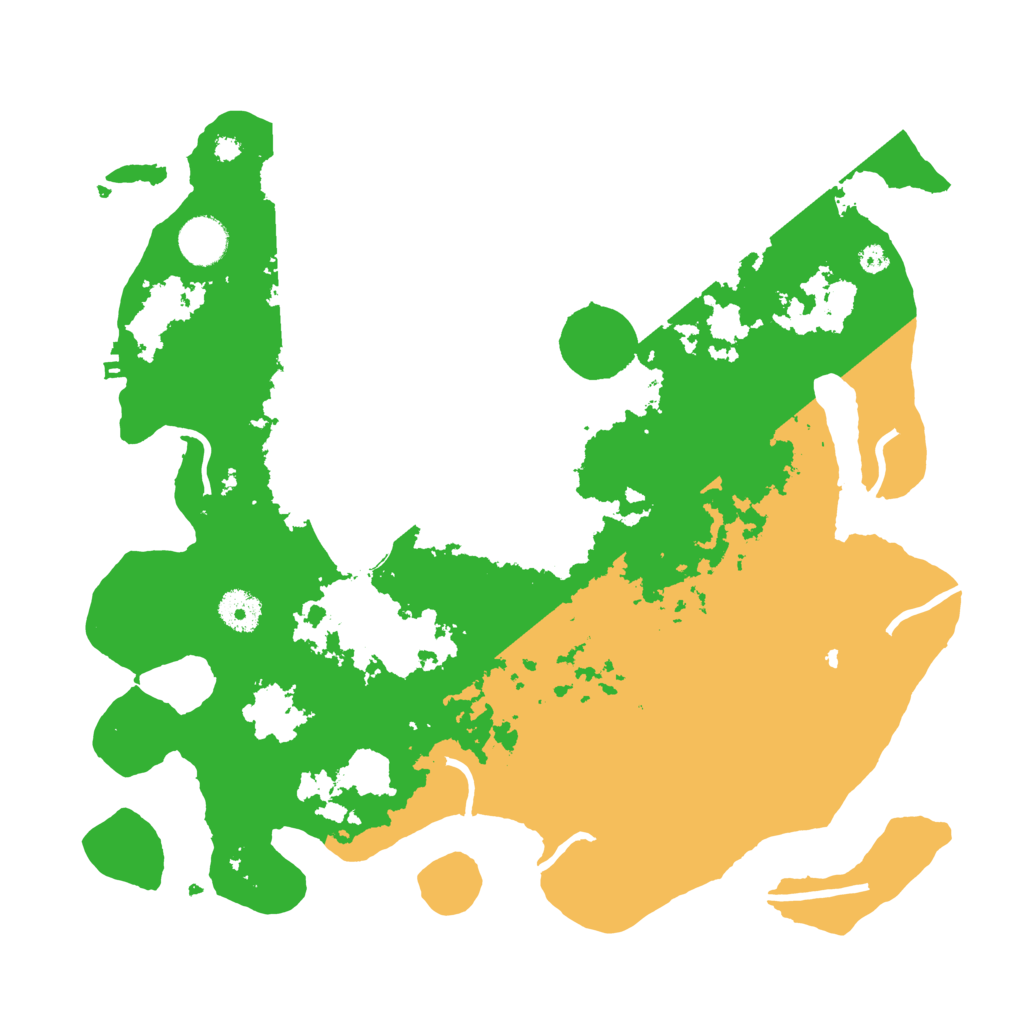 Biome Rust Map: Procedural Map, Size: 3700, Seed: 50172502