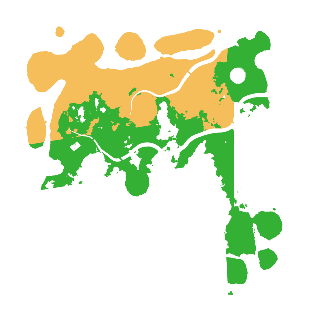 Biome Rust Map: Procedural Map, Size: 3500, Seed: 1723161880