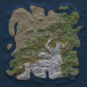 Thumbnail Rust Map: Procedural Map, Size: 4250, Seed: 4033854, 17 Monuments