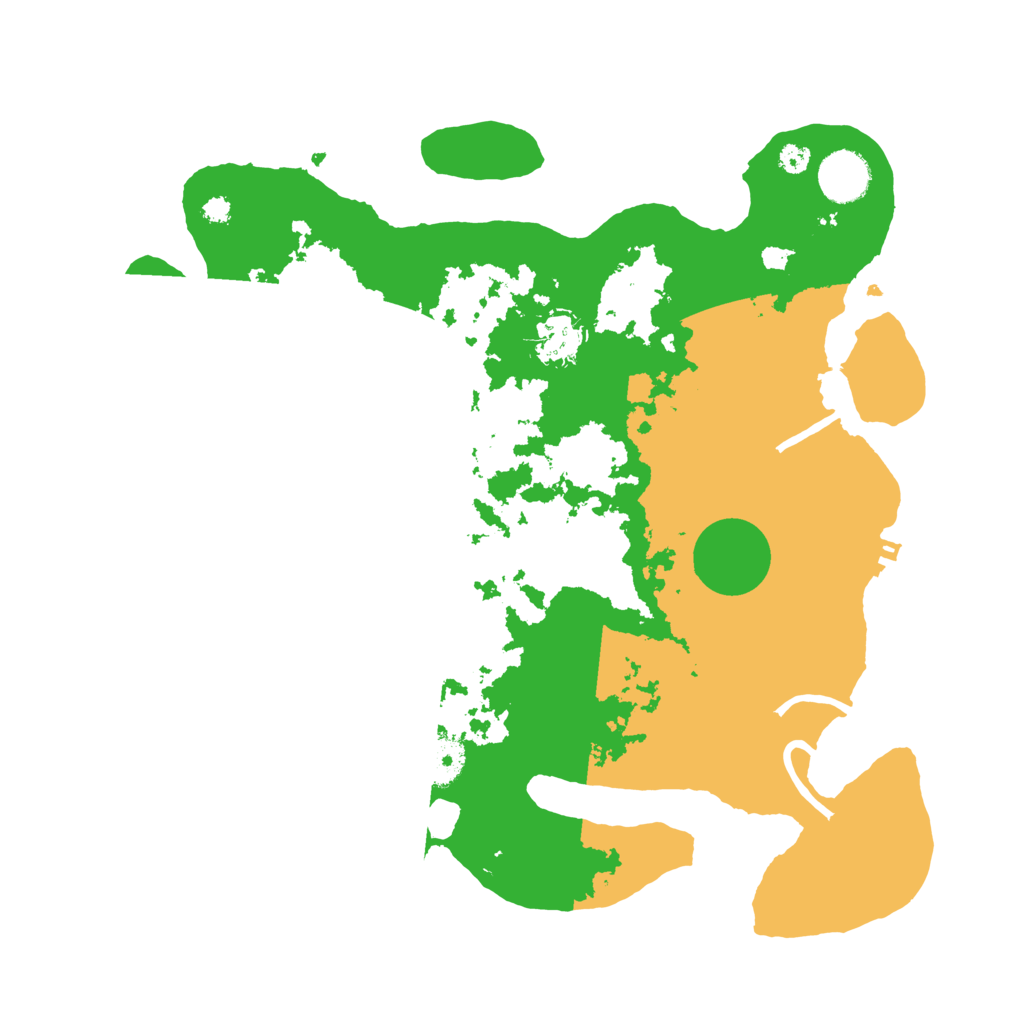 Biome Rust Map: Procedural Map, Size: 3500, Seed: 436053550