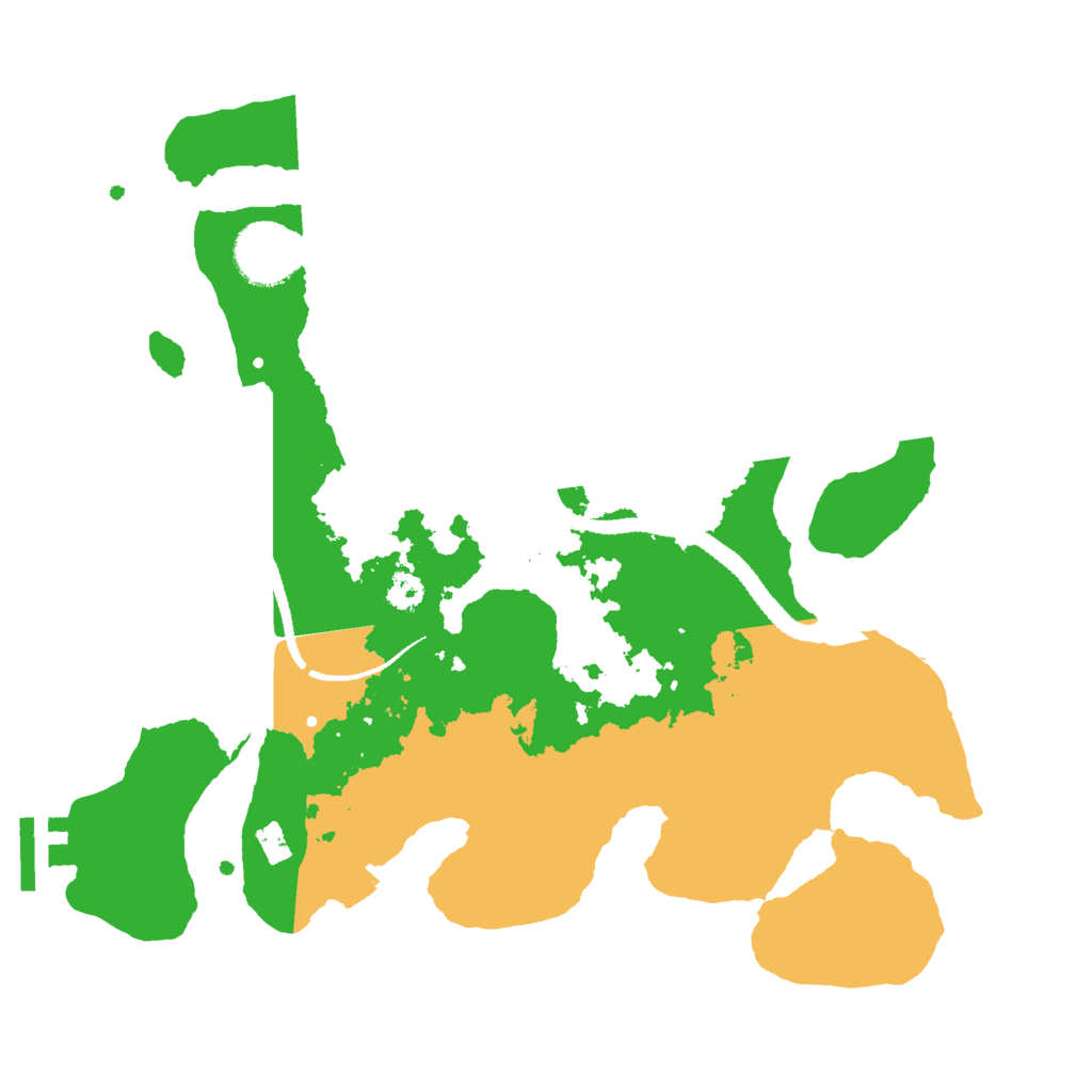 Biome Rust Map: Procedural Map, Size: 3000, Seed: 9948