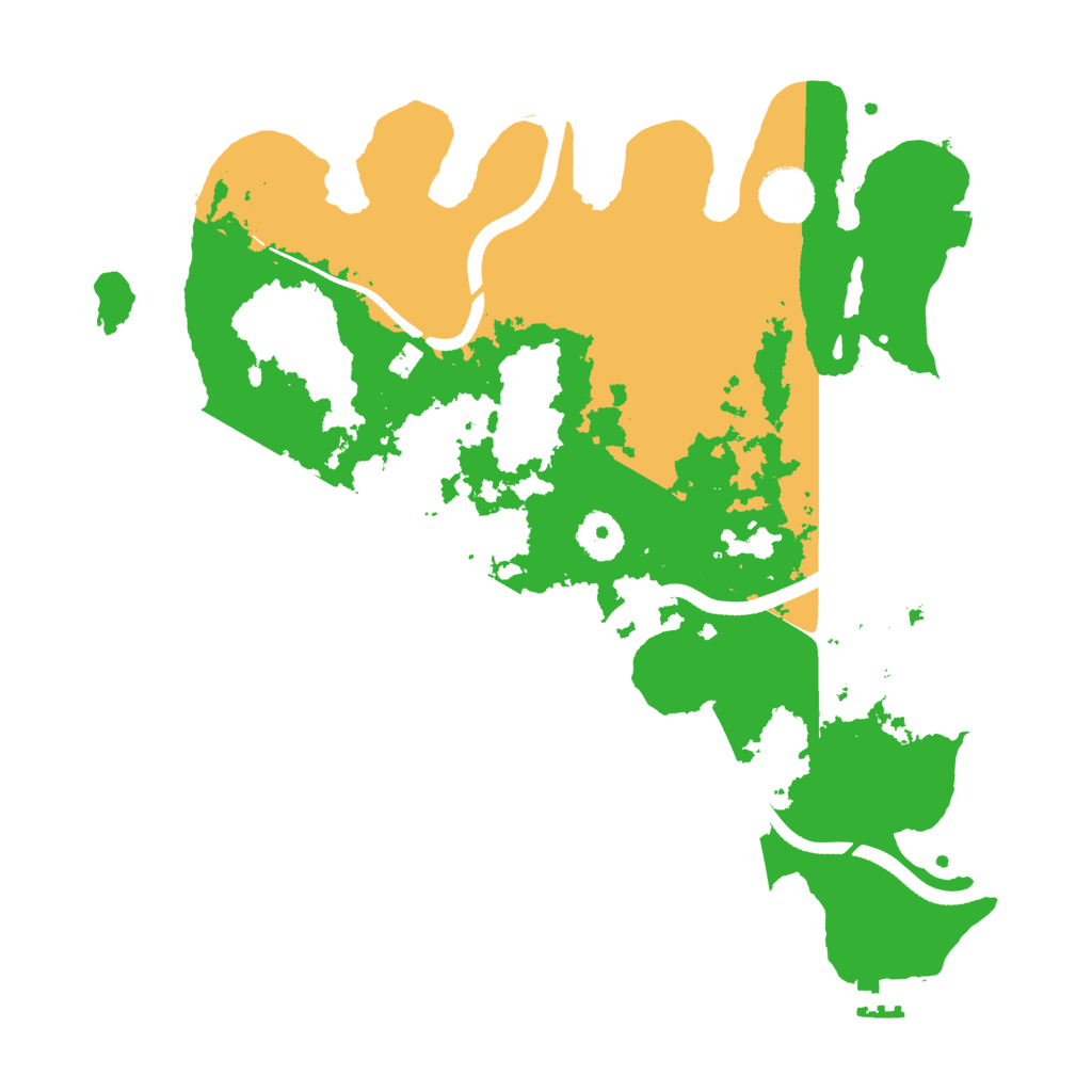Biome Rust Map: Procedural Map, Size: 3500, Seed: 1602538953