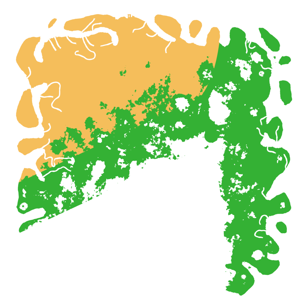 Biome Rust Map: Procedural Map, Size: 6000, Seed: 122179019