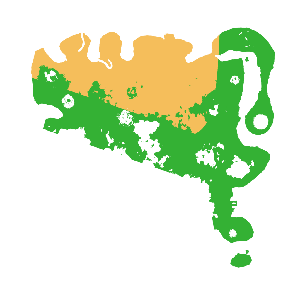 Biome Rust Map: Procedural Map, Size: 3500, Seed: 754138604