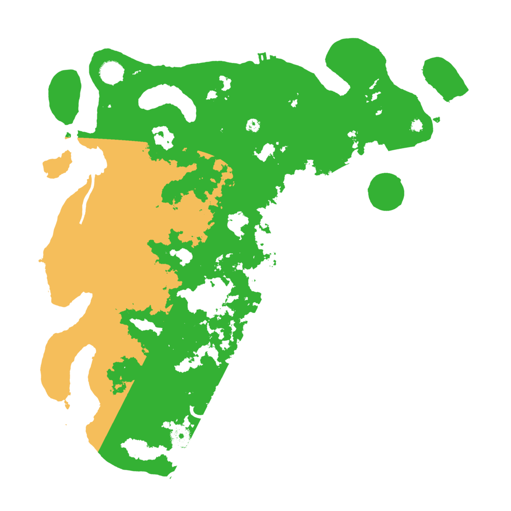 Biome Rust Map: Procedural Map, Size: 3850, Seed: 541837492