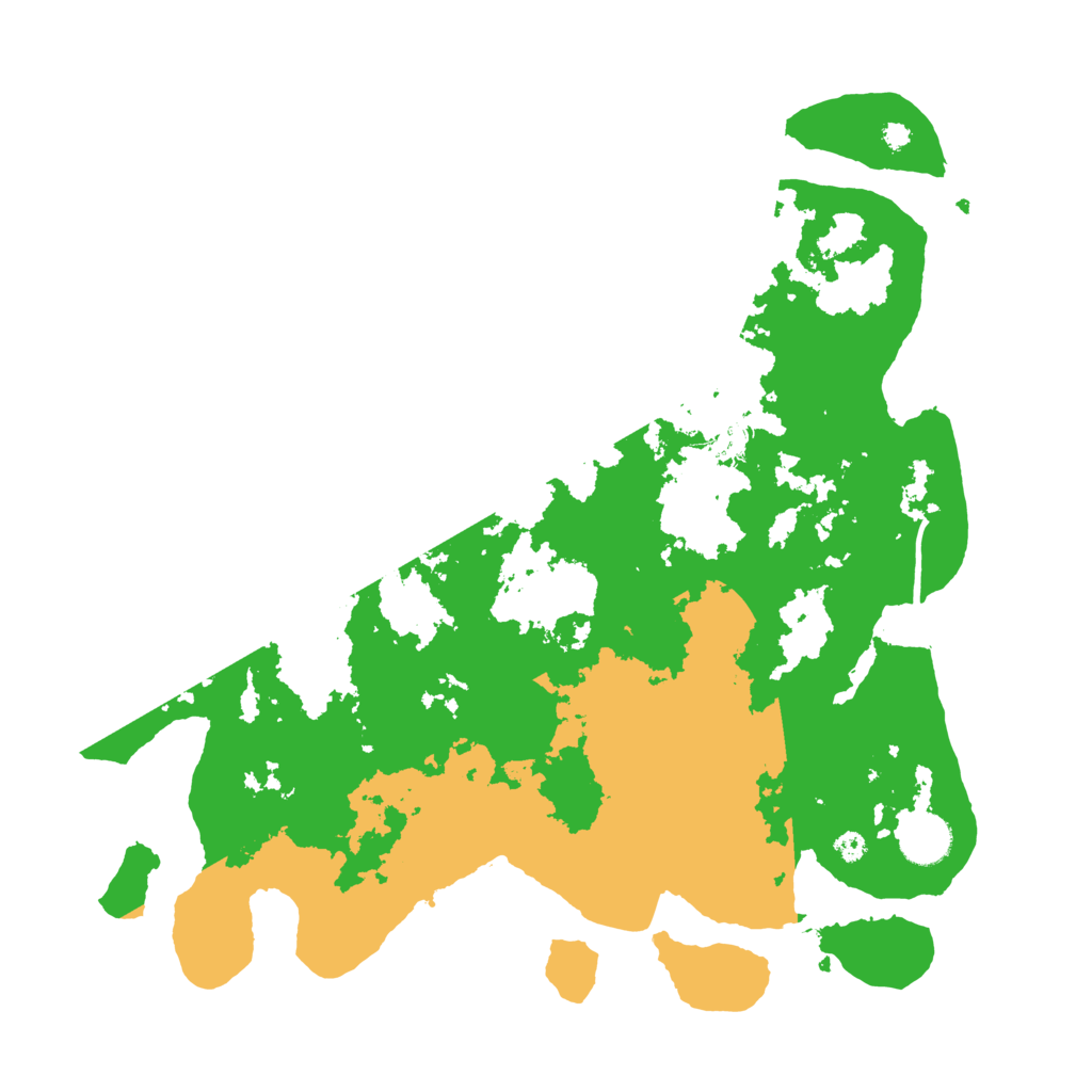 Biome Rust Map: Procedural Map, Size: 3700, Seed: 98348188