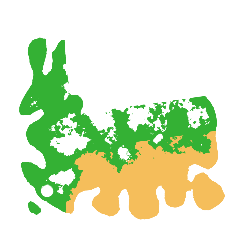 Biome Rust Map: Barren, Size: 3500, Seed: 47353062